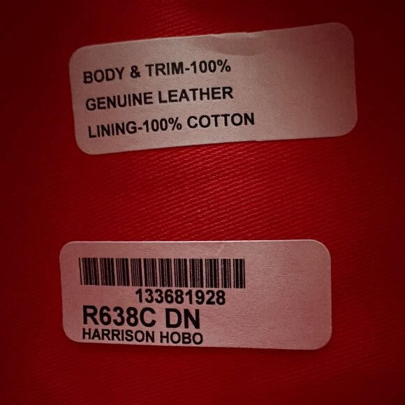 Dooney & Bourke Shoulder Bag Navy Blue Brown Leather Wallet Set Harrison Hobo - Picture 8 of 16